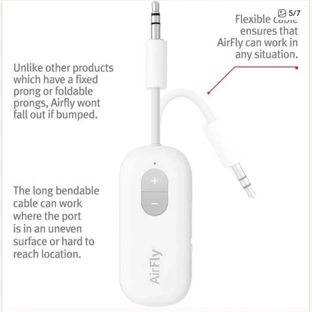 Twelve South AirFly SE Bluetooth Wireless Audio Transmitter Receiver For AirPods
